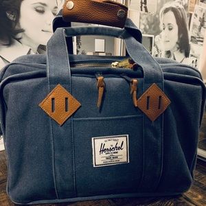 Herschel blue denim 15.5 laptop bag